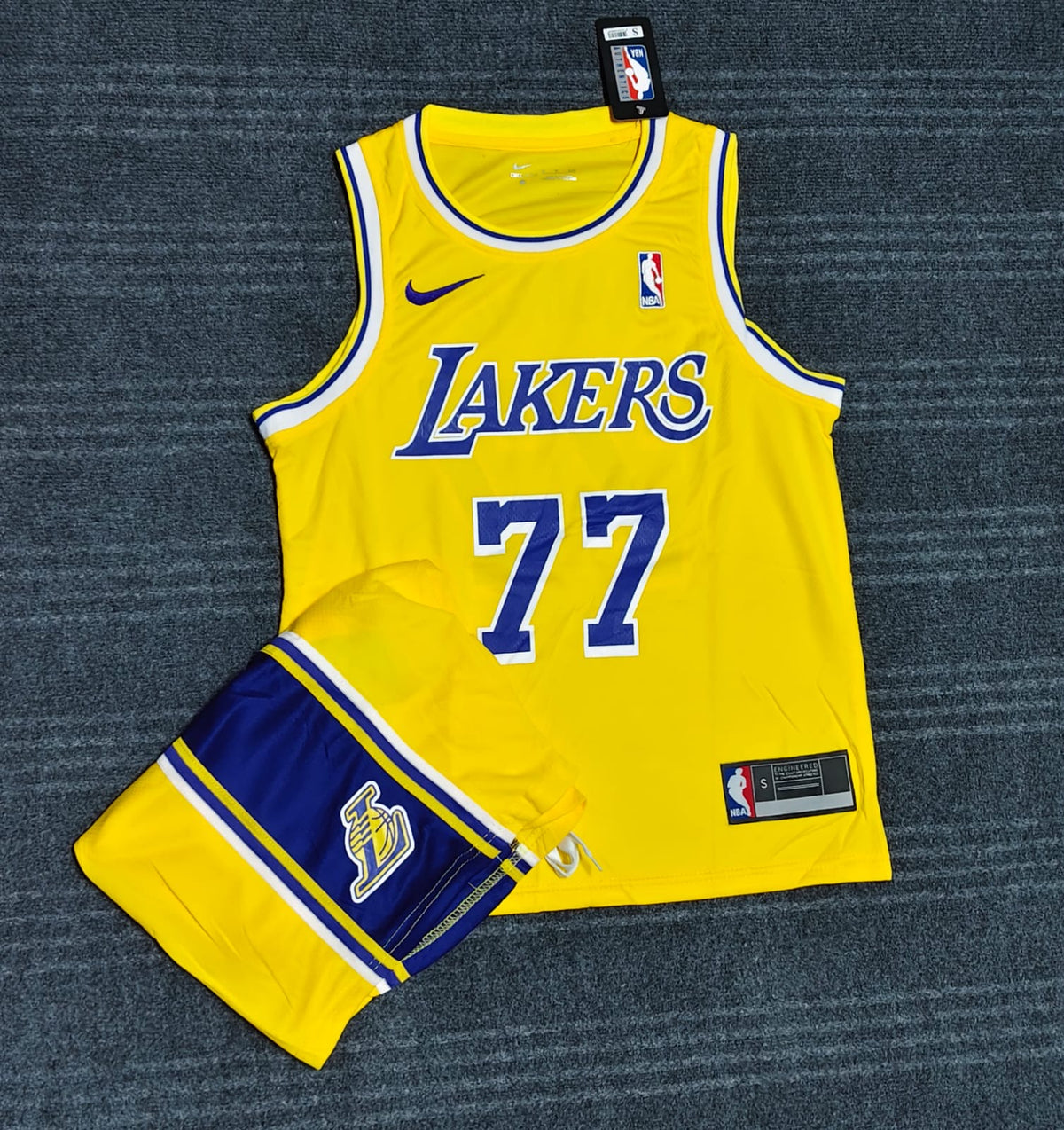Luka Dončić Los Angeles Lakers Youth Icon Edition Swingman Jersey – Yellow Gold