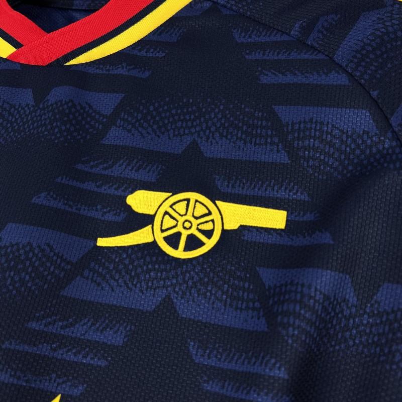 ARSENAL THIRD 26/27 NAVY BLUE WITH GEOMETRIC PATTERN MASTER VERSION JERSEY WITH LOGO