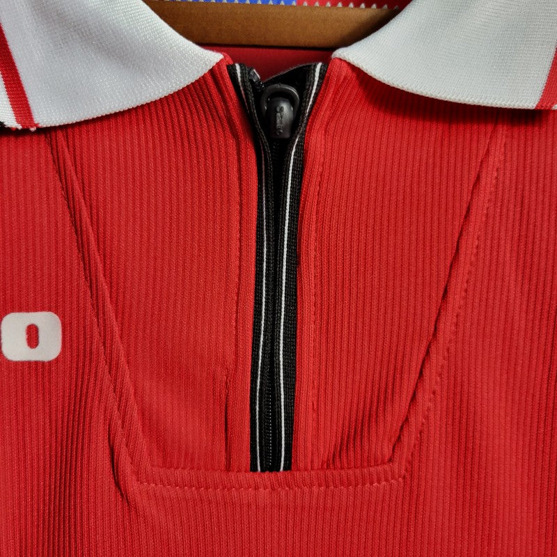 MANCHESTER UNITED 1998–99 HOME RETRO FOOTBALL JERSEY – LONG SLEEVE