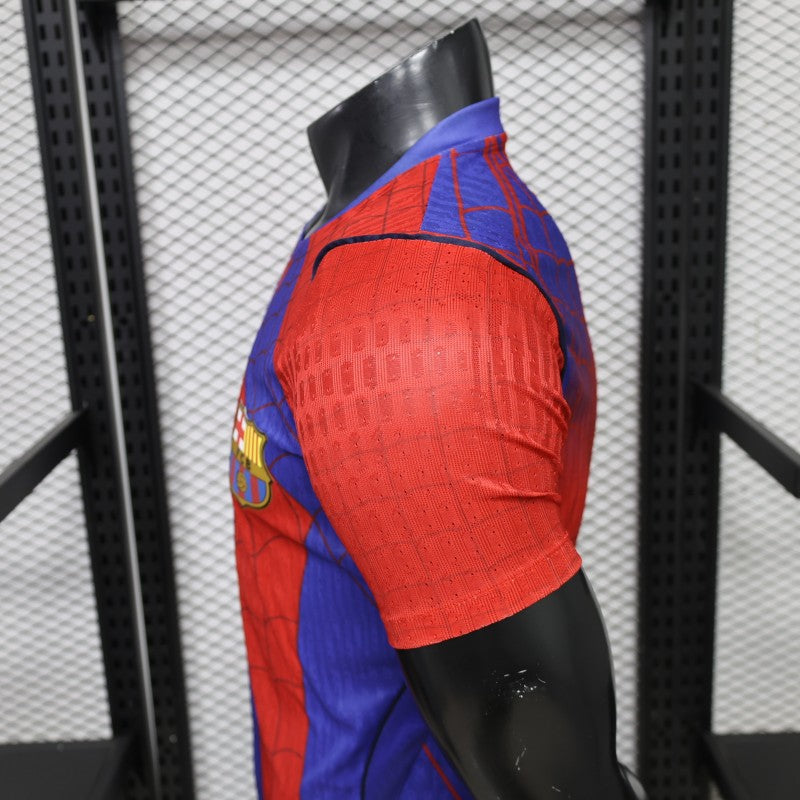 FC BARCELONA INSPIRED RED & BLUE PREMIUM FOOTBALL JERSEY – 2025 EDITION