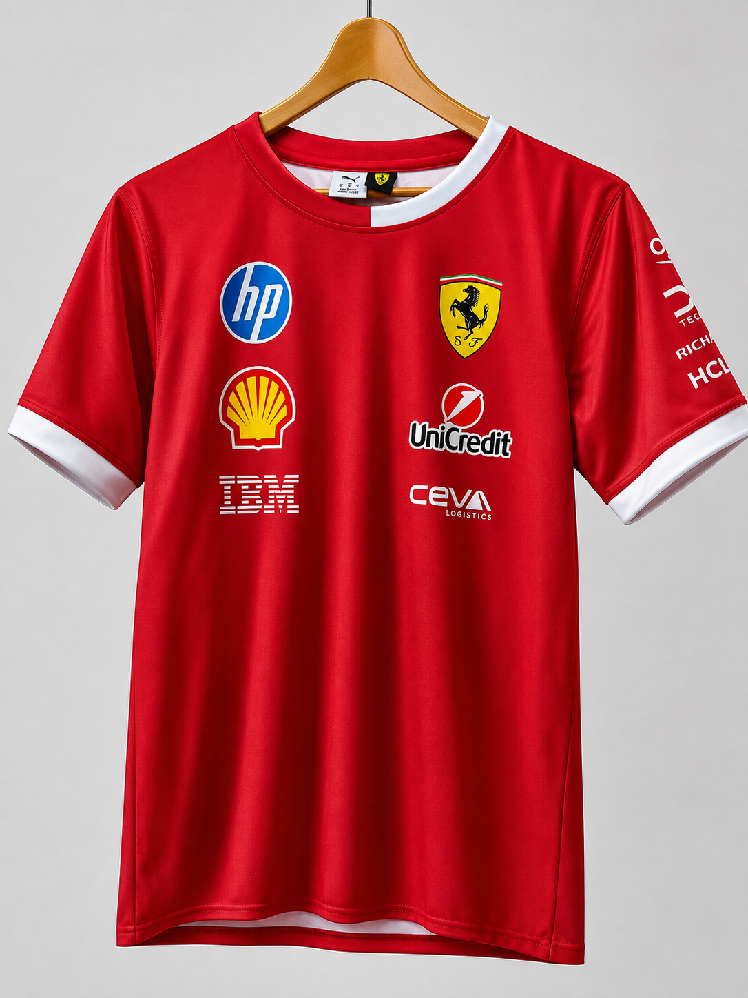 Ferrari Racing Team Inspired Red Motorsport Jersey