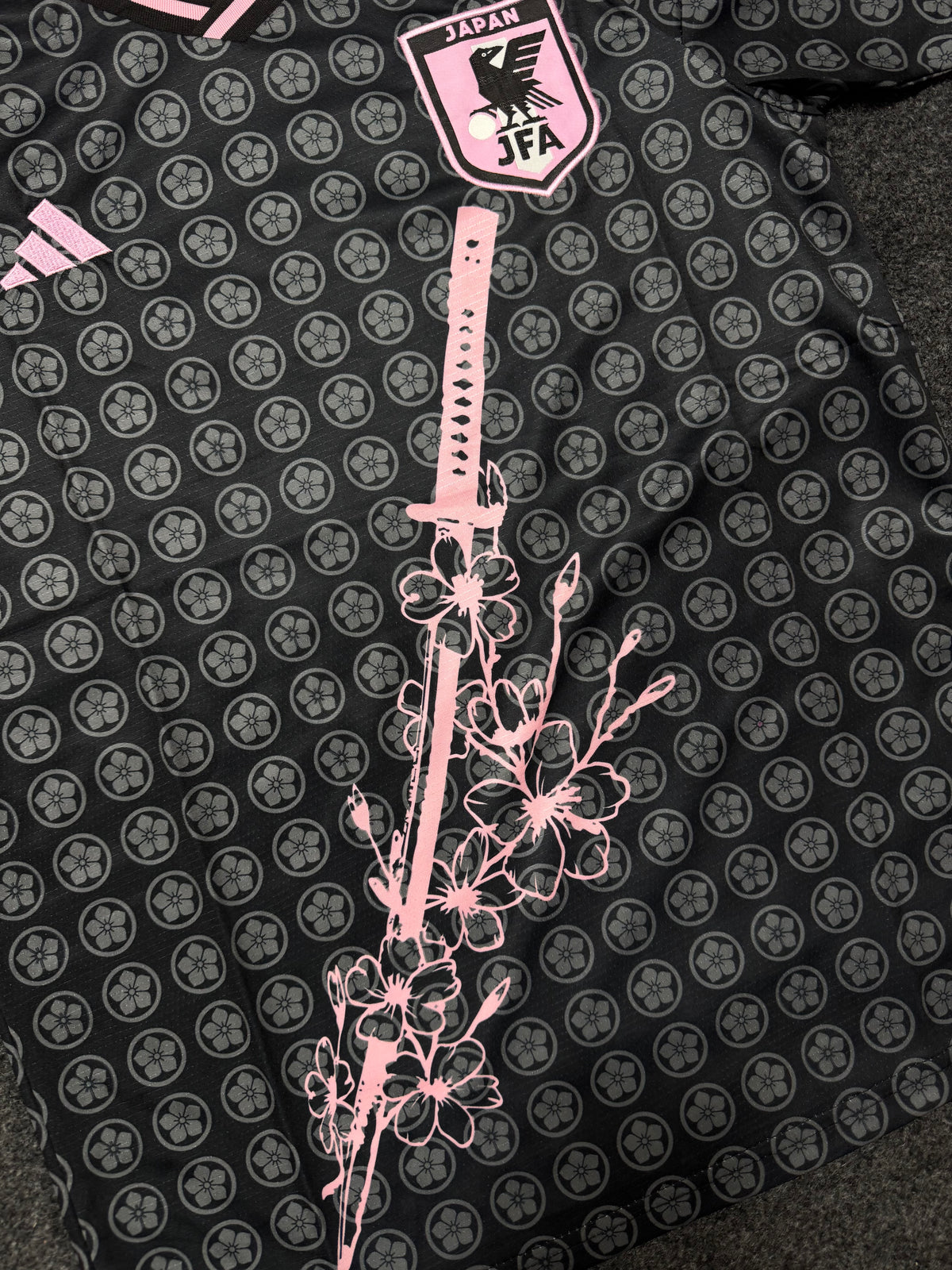 Japan Sakura Katana Special Edition Football Jersey – Japanese Samurai Inspired Design