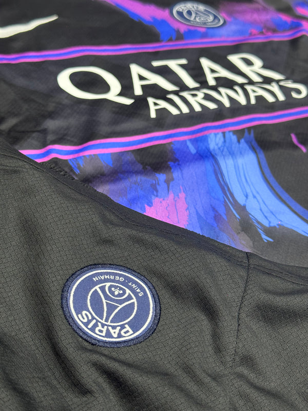 PARIS INSPIRED BLACK & PURPLE SPECIAL EDITION FOOTBALL TRAINING KIT SET