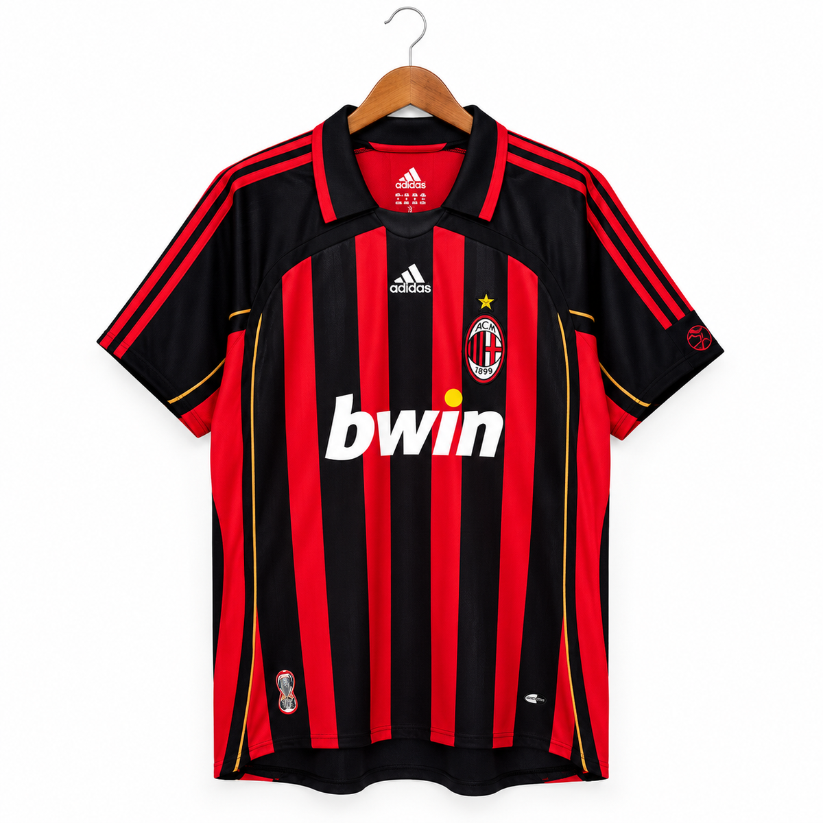AC Milan 2006–07 Home Retro Football Jersey