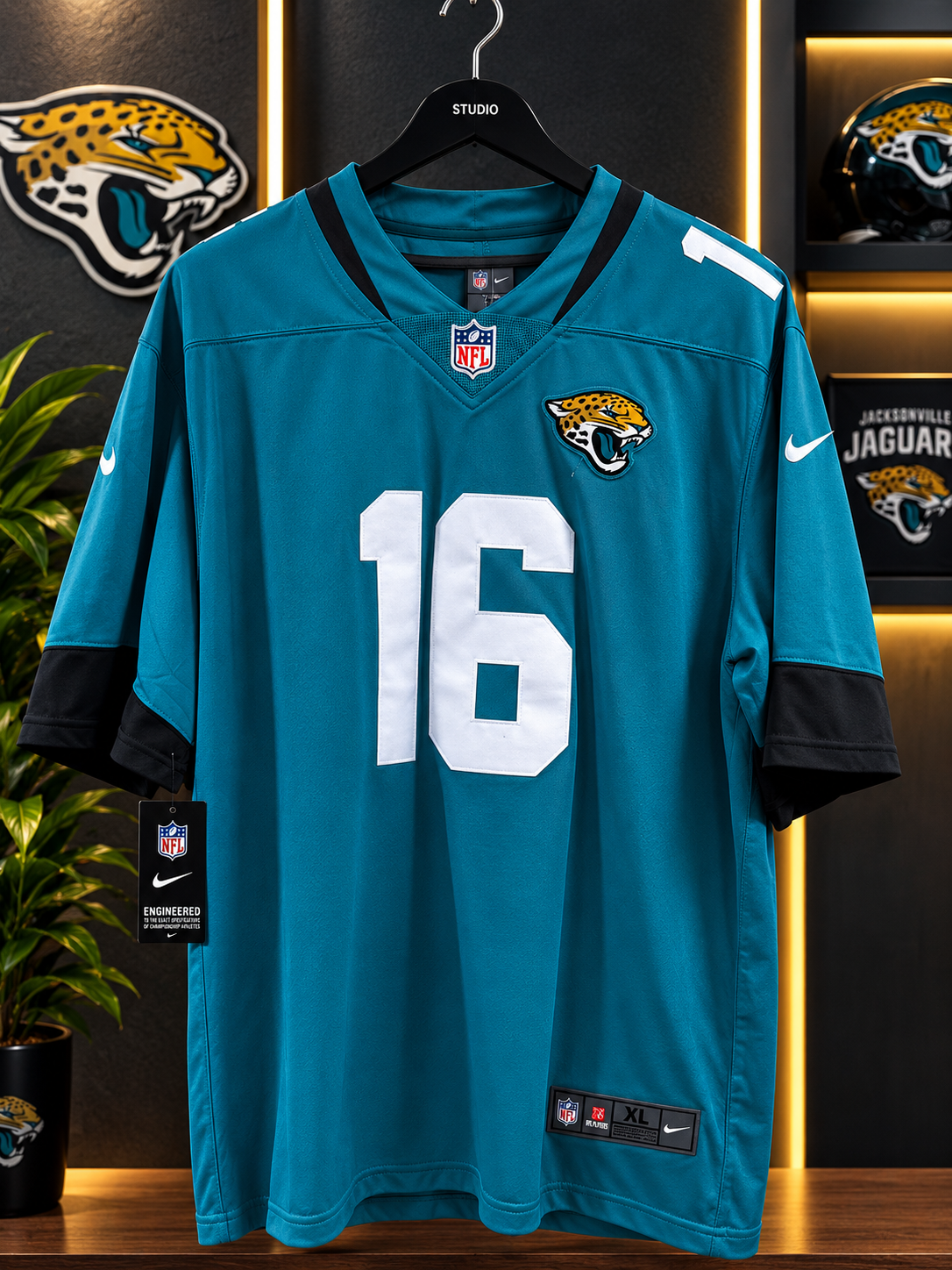 Jacksonville Jaguars #16 Lawrence NFL Jersey – Teal