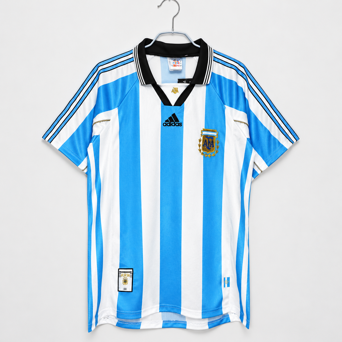 Argentina 1998–1999 Home Retro Football Jersey | Classic Argentina Kit