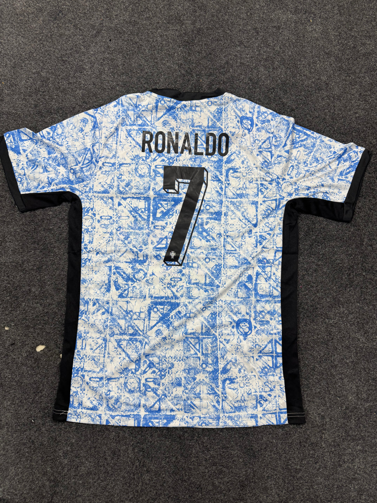 Portugal 2024 Away Kit – Cristiano Ronaldo #7 Blue Football Jersey & Shorts Set
