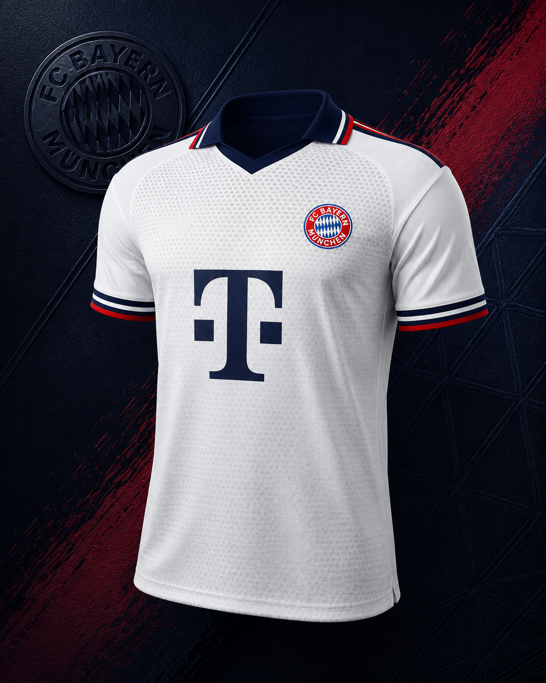 BAYERN MUNICH AWAY 26/27 PLAYER VERSION JERSEY WITH LOGO | FOOTBALL JERSEY