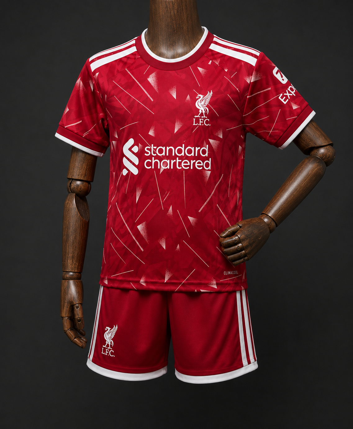 Liverpool Home 26/27 Kids Set With Logo