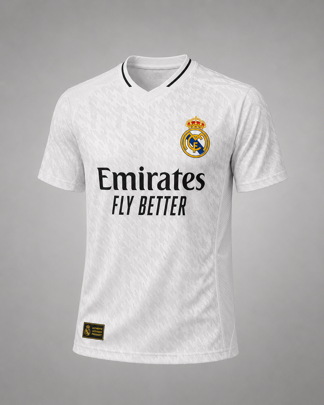REAL MADRID HOME 2025/26 PLAYER VERSION JERSEY WITH LOGO – WHITE