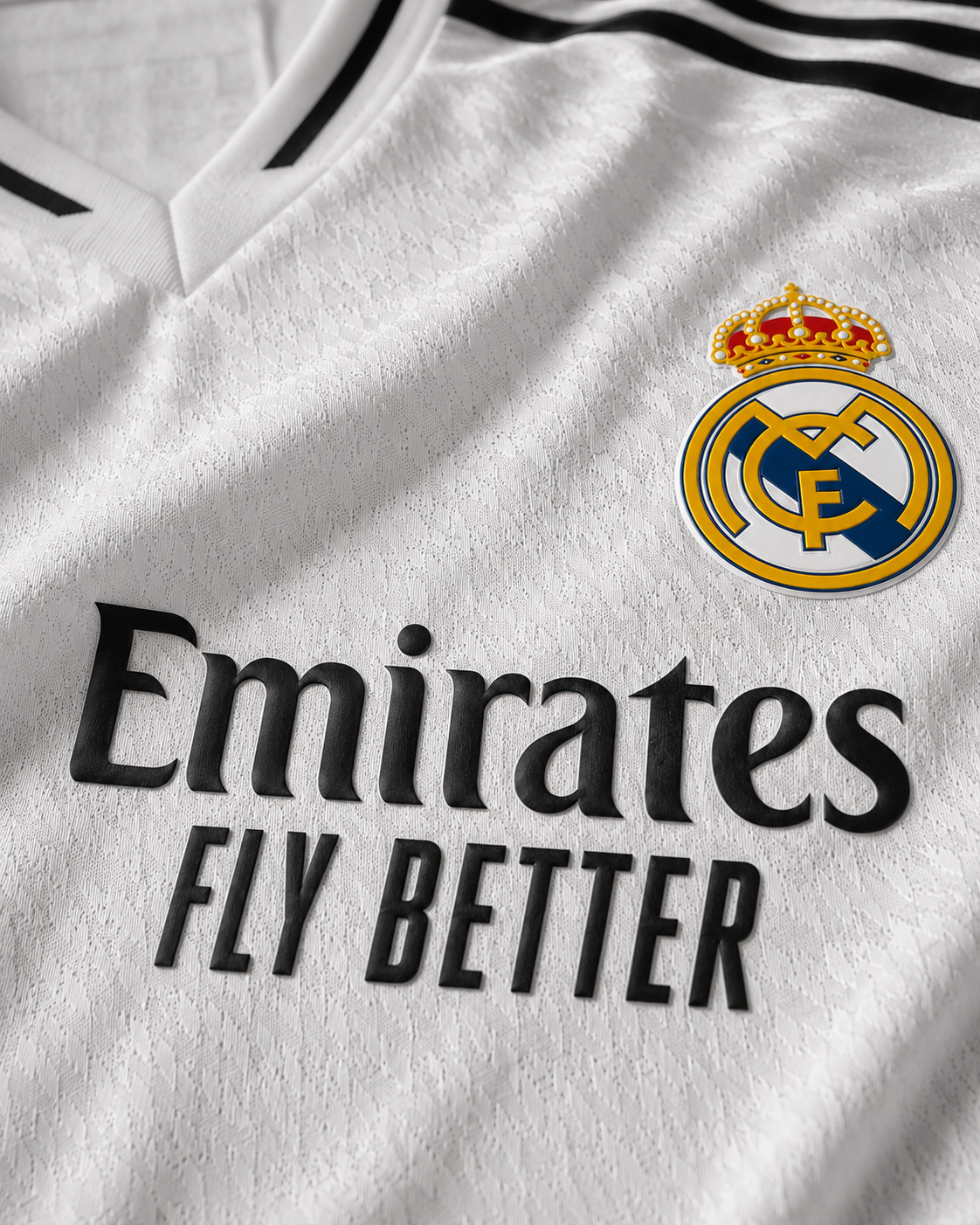 REAL MADRID HOME 2025/26 PLAYER VERSION JERSEY WITH LOGO – WHITE