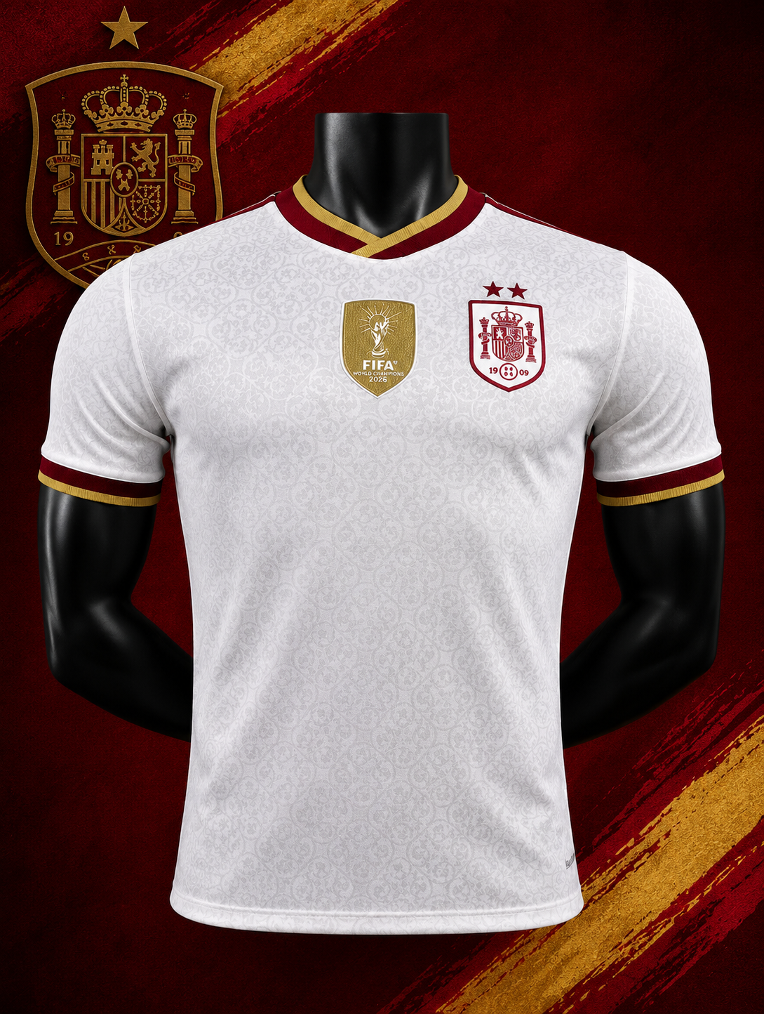 SPAIN AWAY 2026/27 2 STAR PLAYER VERSION JERSEY WITH LOGO