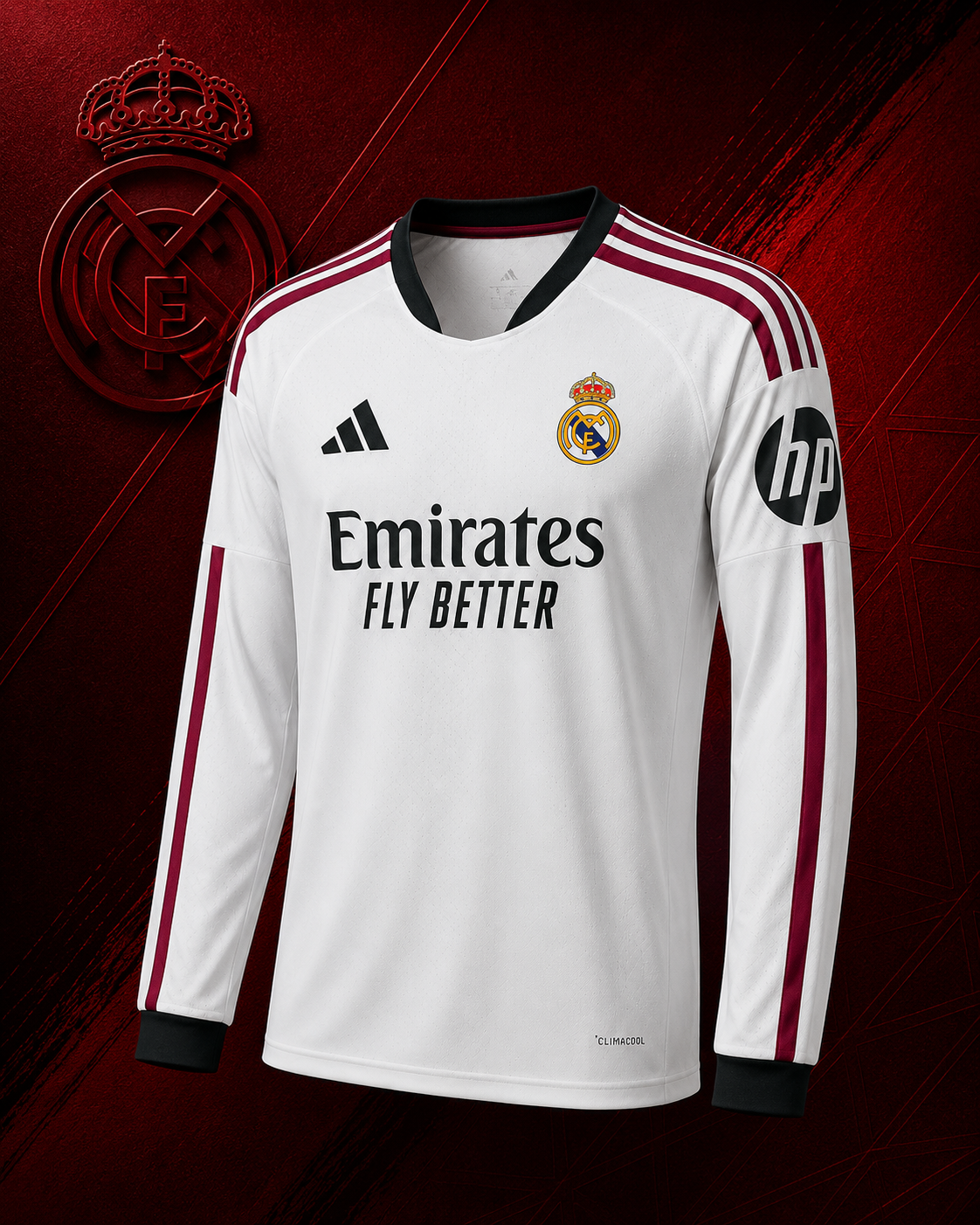 REAL MADRID HOME 26/27 FULL SLEEVES MASTER VERSION FOOTBALL JERSEY