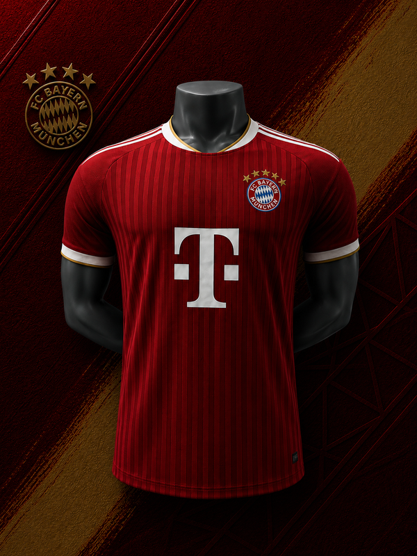 BAYERN MUNICH HOME 26/27 PLAYER VERSION JERSEY WITH LOGO