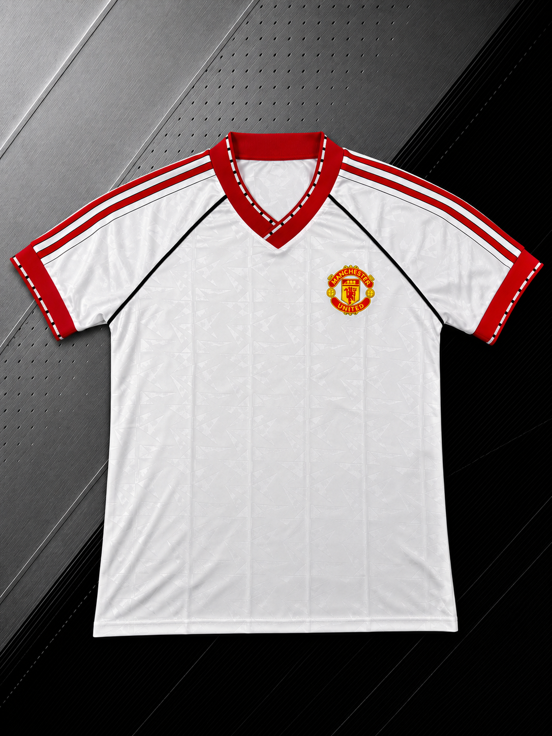 MANCHESTER UNITED RETRO AWAY 1990/92 JERSEY WITH LOGO | PREMIUM RETRO FOOTBALL JERSEY