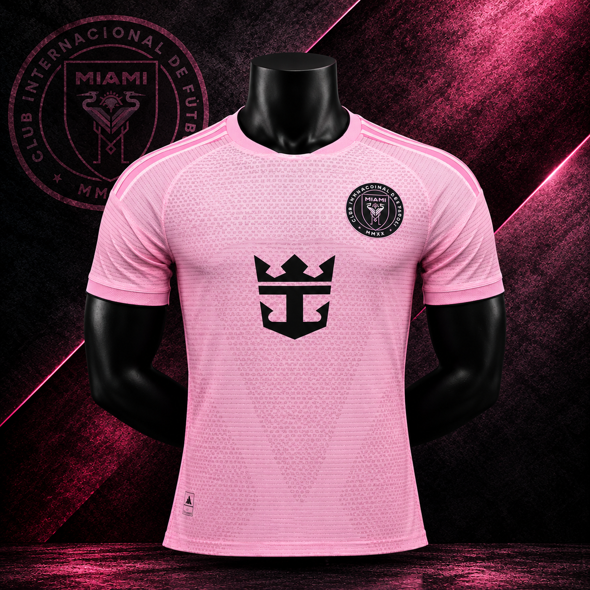 INTER MIAMI PINK HOME JERSEY – PLAYER VERSION WITH LOGO