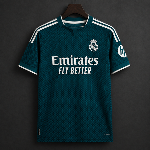 REAL MADRID AWAY 2026/27 MASTER VERSION FOOTBALL JERSEY WITH LOGO