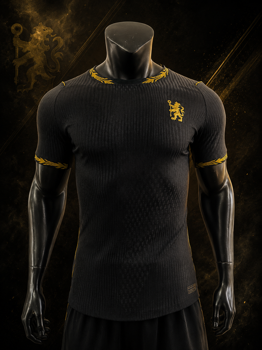 CHELSEA FC 26/27 BLACK THIRD KIT PLAYER VERSION JERSEY  WITH LOGO