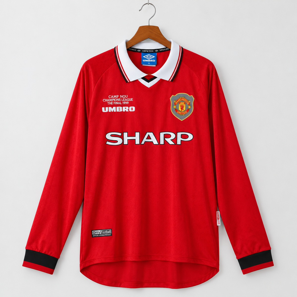 MANCHESTER UNITED 1999–2000 HOME RETRO FOOTBALL JERSEY