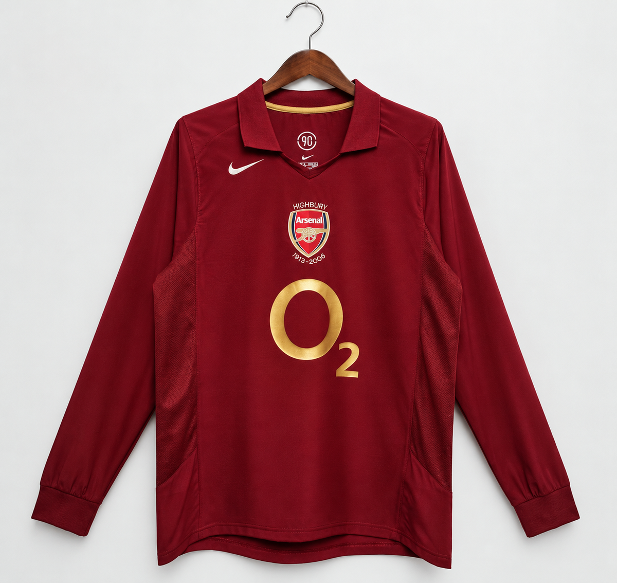 ARSENAL FC 2005–06 HOME RETRO FOOTBALL JERSEY – LONG SLEEVE | HIGHBURY FAREWELL EDITION