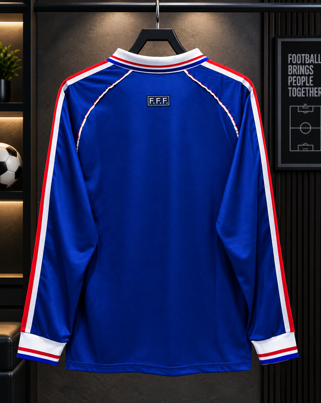 France 1998 Home Retro Jersey Long Sleeve | World Cup Shirt