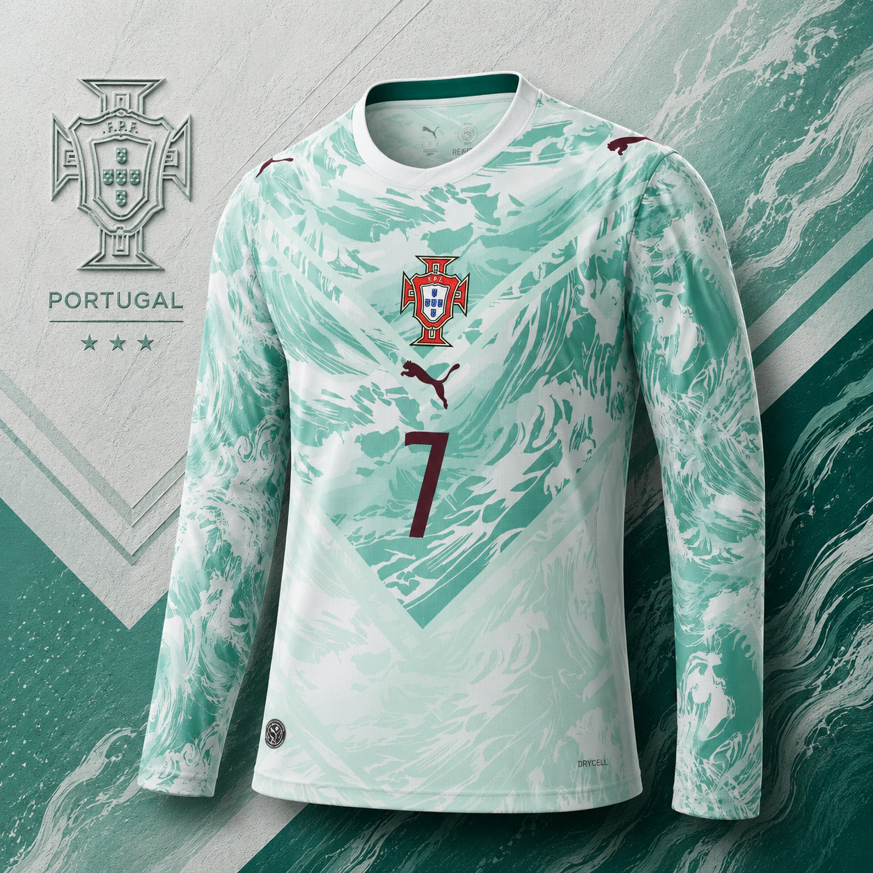 PORTUGAL AWAY 2026 FULL SLEEVES WITH RONALDO PRINT