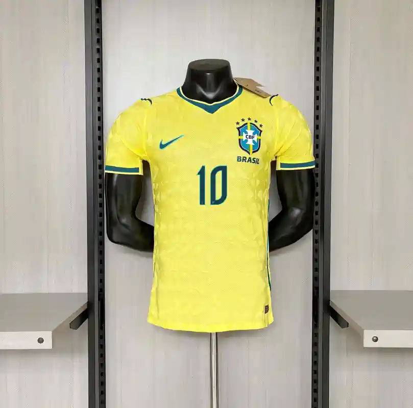 BRAZIL HOME 2026 WITH NAYMAR JR PRINT PLAYER VERSION