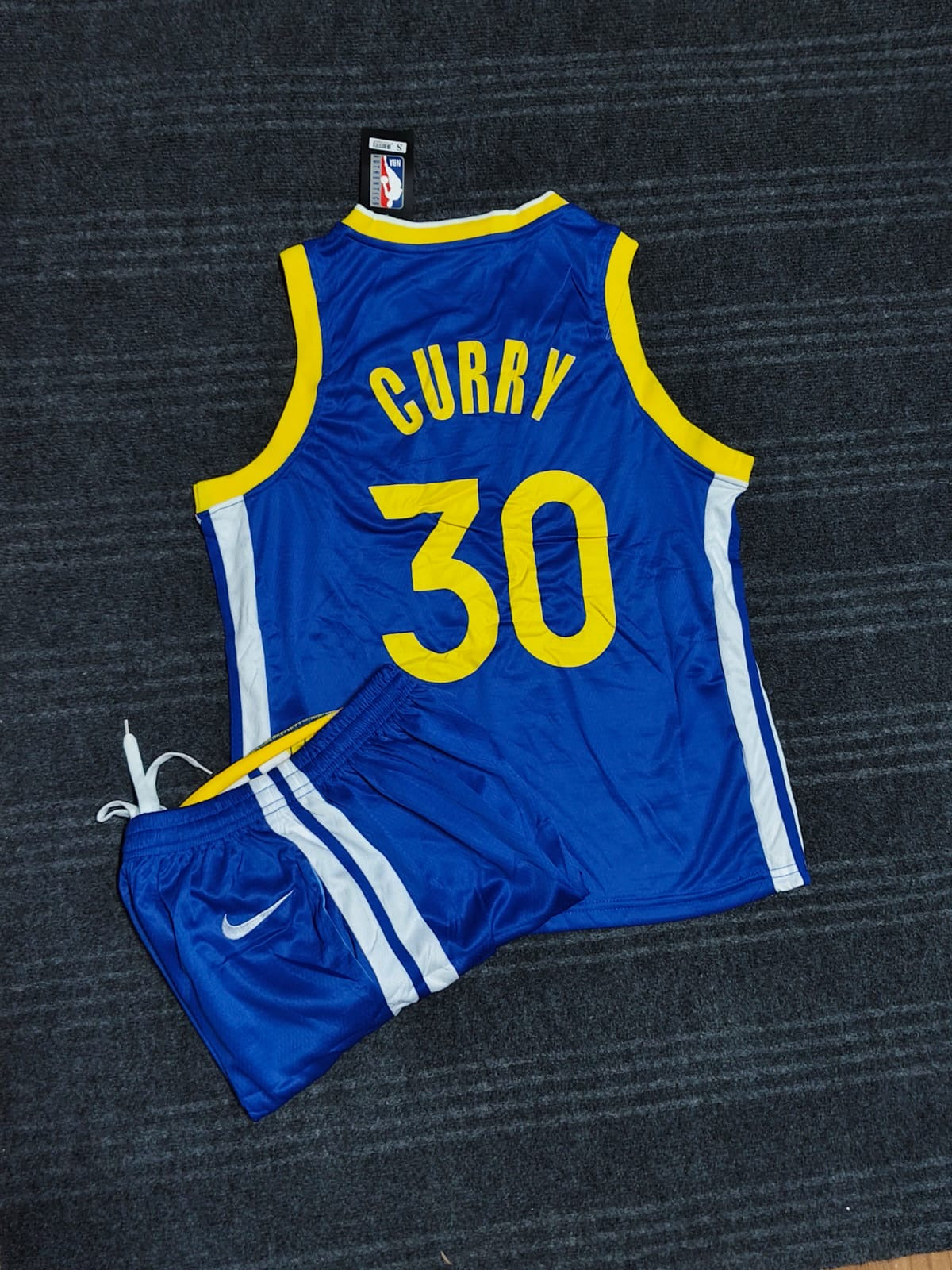 Stephen Curry Golden State Warriors Icon Edition NBA Basketball Jersey
