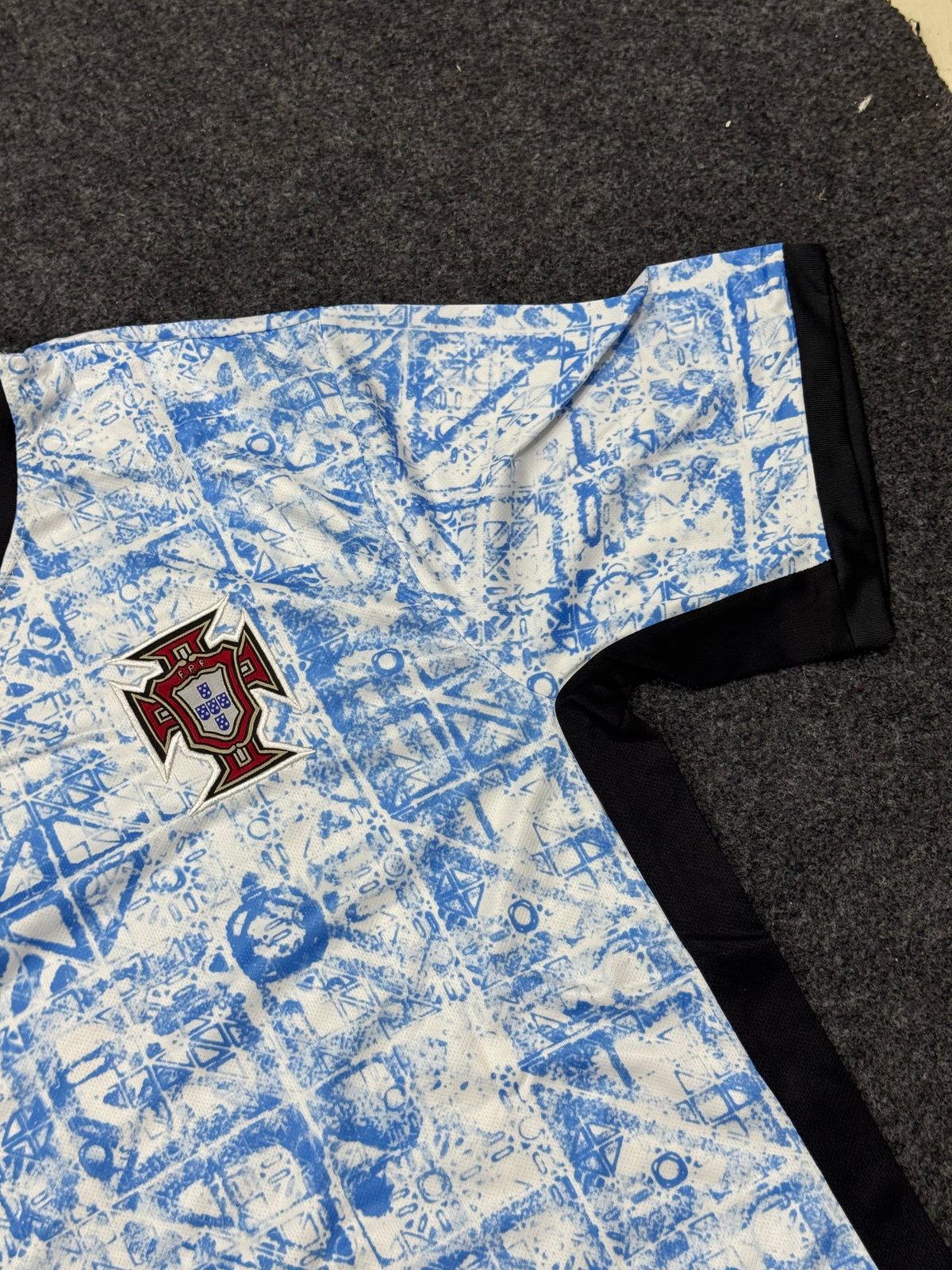 Portugal 2024 Away Kit – Cristiano Ronaldo #7 Blue Football Jersey & Shorts Set