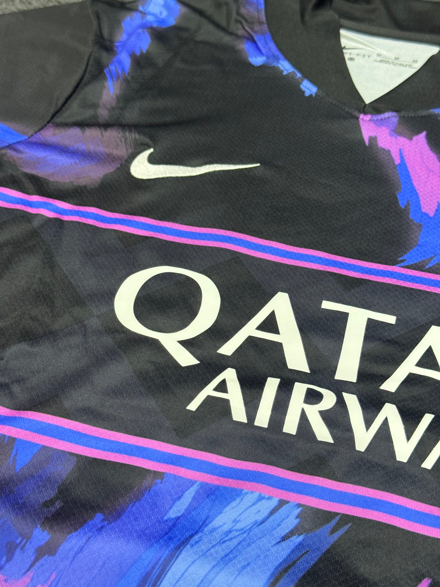PARIS INSPIRED BLACK & PURPLE SPECIAL EDITION FOOTBALL TRAINING KIT SET