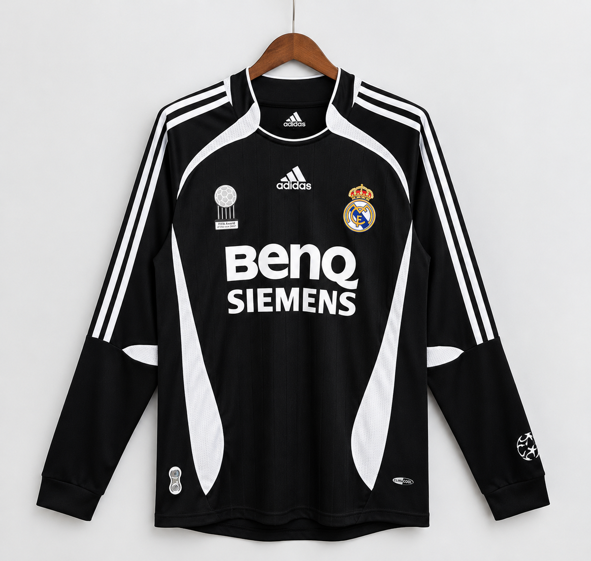 REAL MADRID 2006–07 THIRD RETRO FOOTBALL JERSEY – LONG SLEEVE