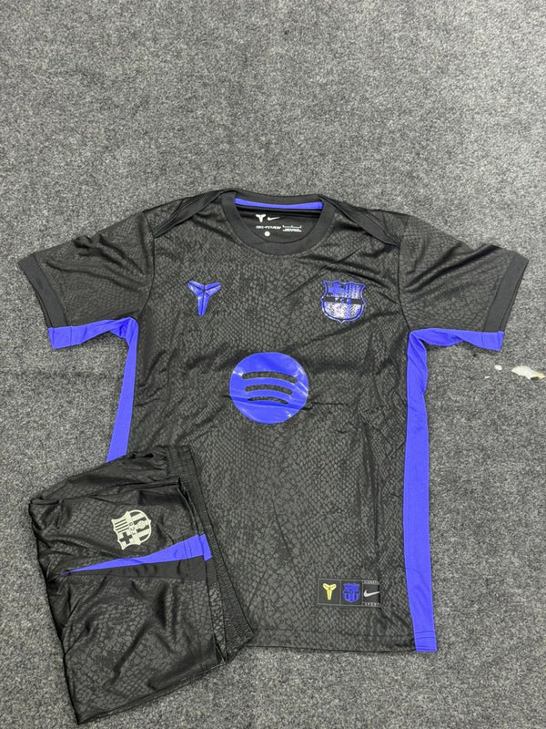 BARCELONA BLACK & PURPLE SPECIAL EDITION FOOTBALL KIT SET (WITH SHORTS) – 2024/25