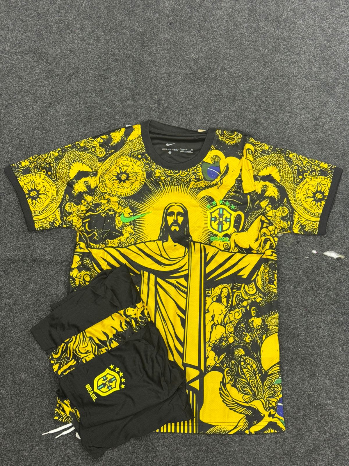 BRAZIL CHRIST REDEEMER YELLOW SPECIAL EDITION JERSEY