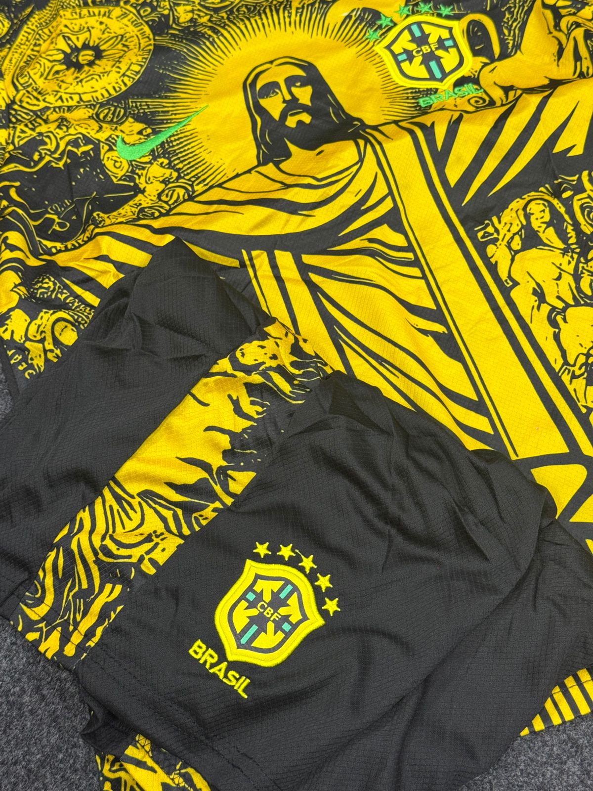 BRAZIL CHRIST REDEEMER YELLOW SPECIAL EDITION JERSEY