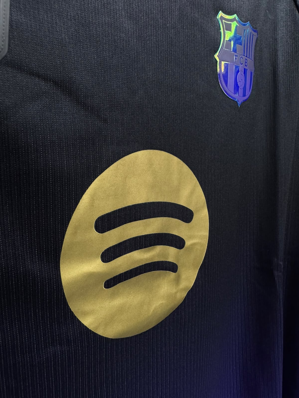 FC BARCELONA AWAY 2026/27 FULL SLEEVES MASTER VERSION JERSEY WITH LOGO | PREMIUM FOOTBALL JERSEY