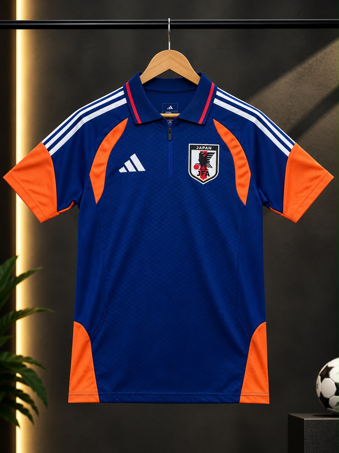 Japan 26 Tiro Polo Shirt Blue | Football Polo