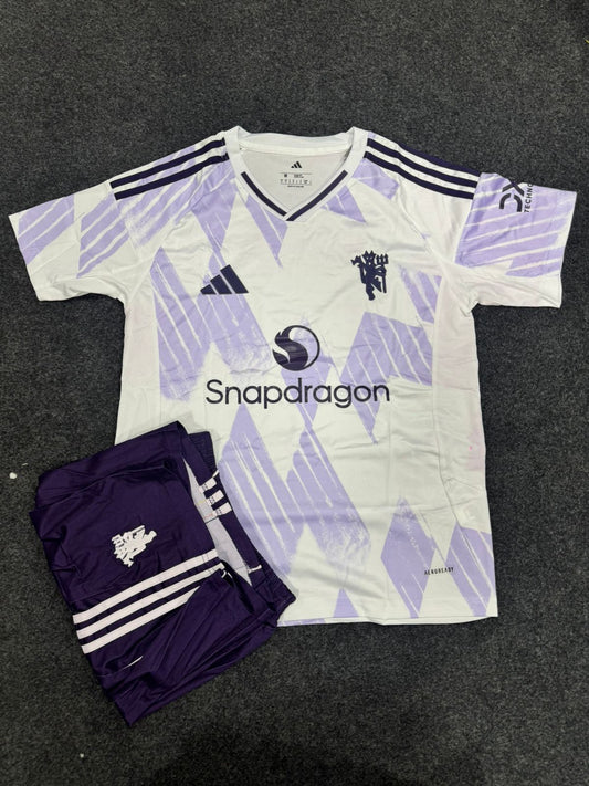 MANCHESTER UNITED AWAY JERSEY 2025/26 – JERSEY & SHORTS SET