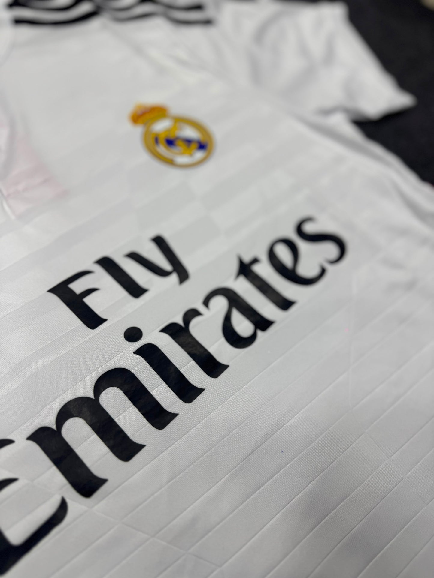 REAL MADRID HOME 2014/15 JERSEY WITH LOGO | PREMIUM FOOTBALL JERSEY