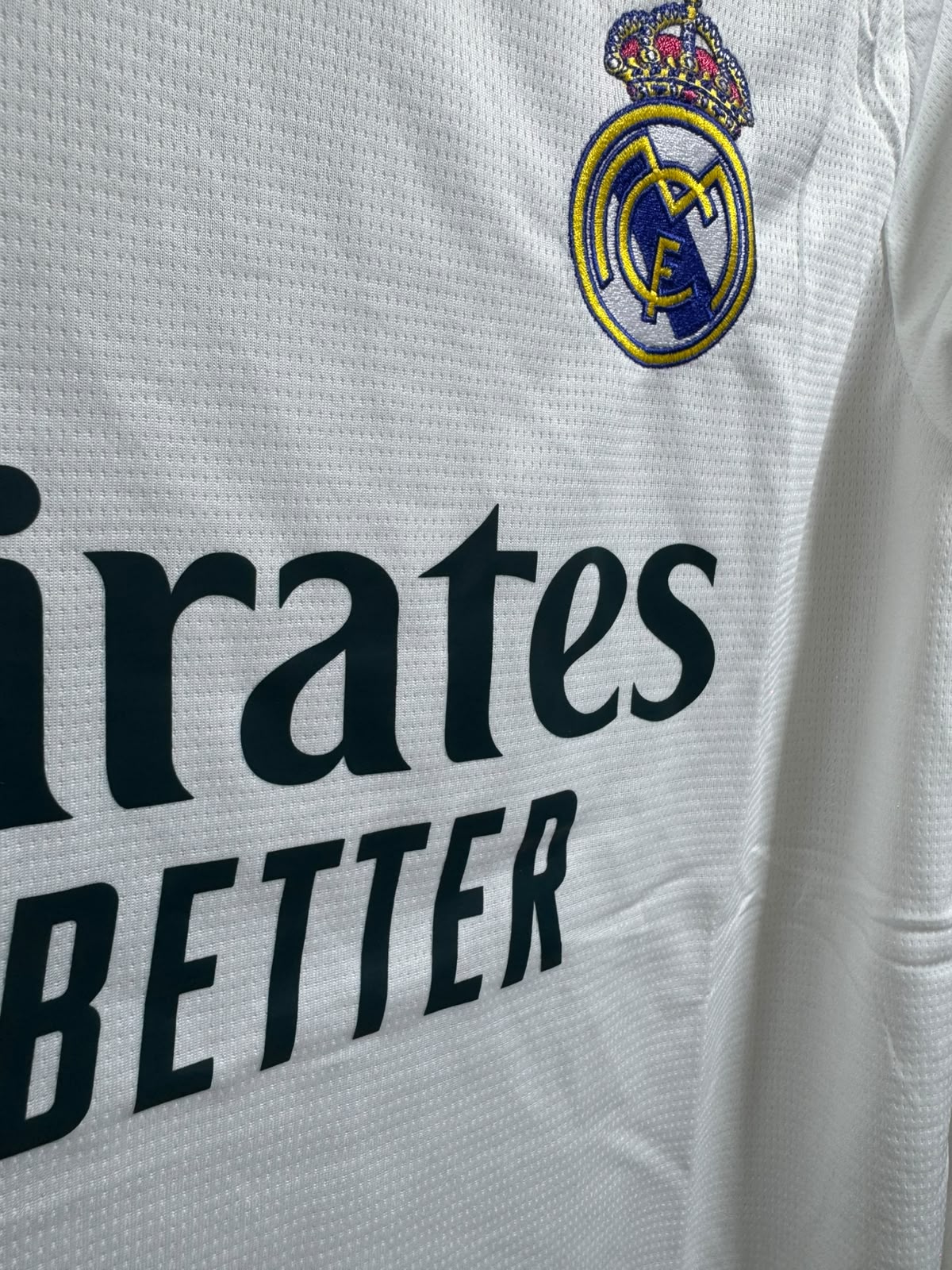 REAL MADRID HOME 2026/27 FULL SLEEVES MASTER VERSION JERSEY WITH LOGO | PREMIUM FOOTBALL JERSEY