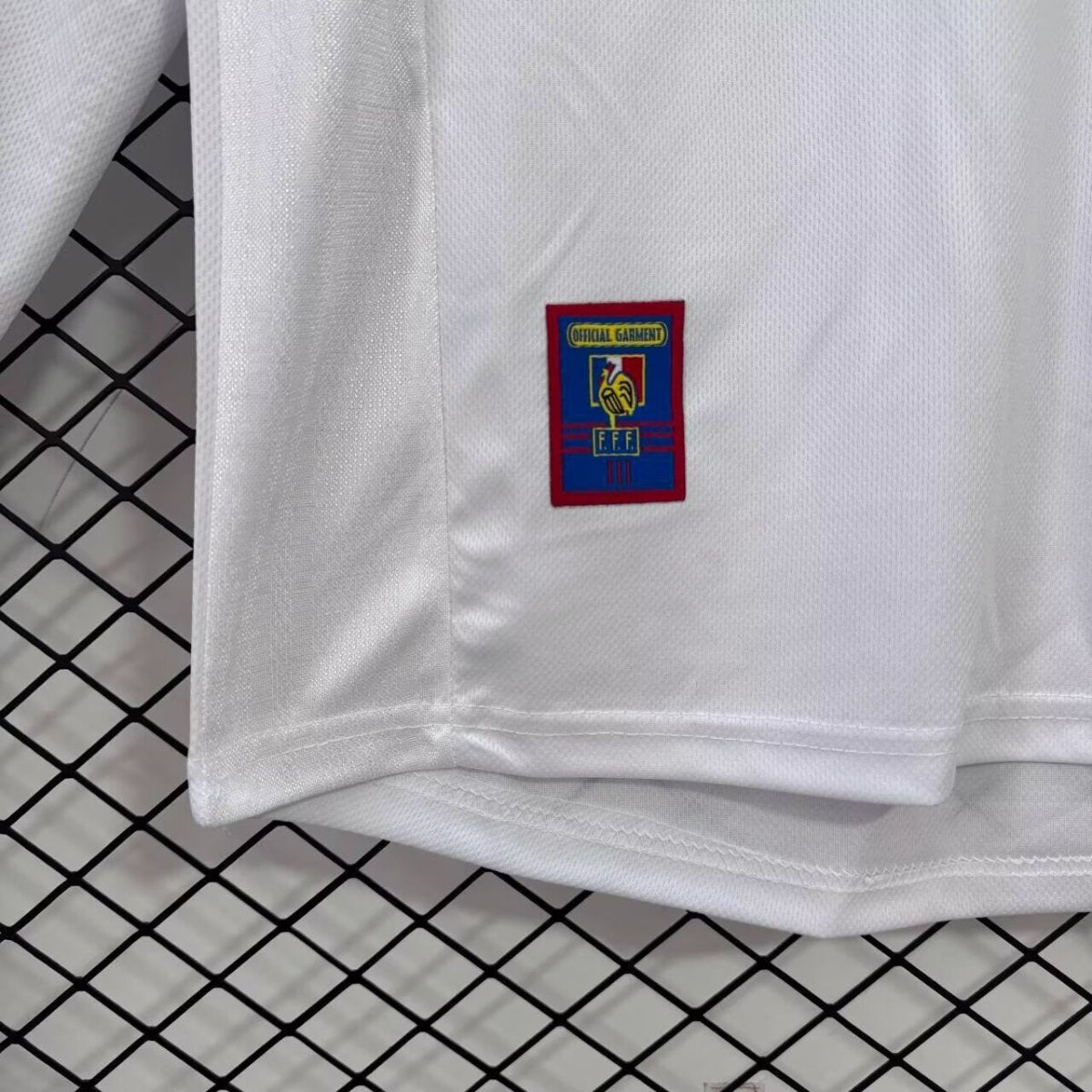 FRANCE RETRO 1998 AWAY LONG SLEEVE JERSEY WITH LOGO | PREMIUM RETRO FOOTBALL JERSEY