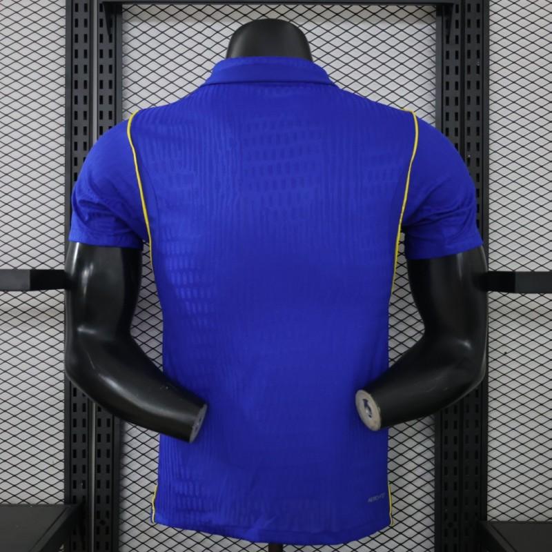 CHELSEA FC HOME 26/27 ROYAL BLUE POLO COLLAR PLAYER VERSION JERSEY WITH LOGO