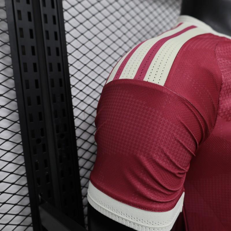 REAL MADRID THIRD 26/27 BURGUNDY RED PLAYER VERSION JERSEY WITH LOGO