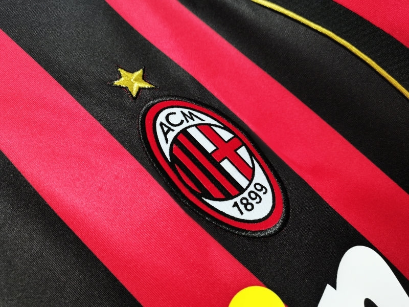 AC Milan 2006–07 Home Retro Football Jersey