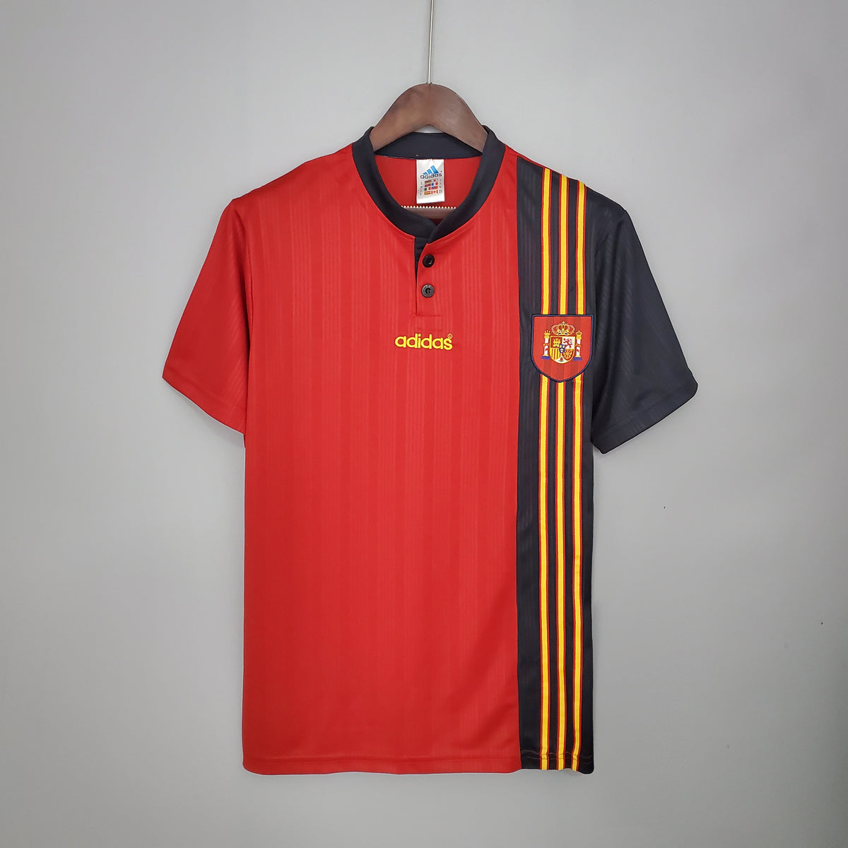 Spain 1996 Home Retro Football Jersey