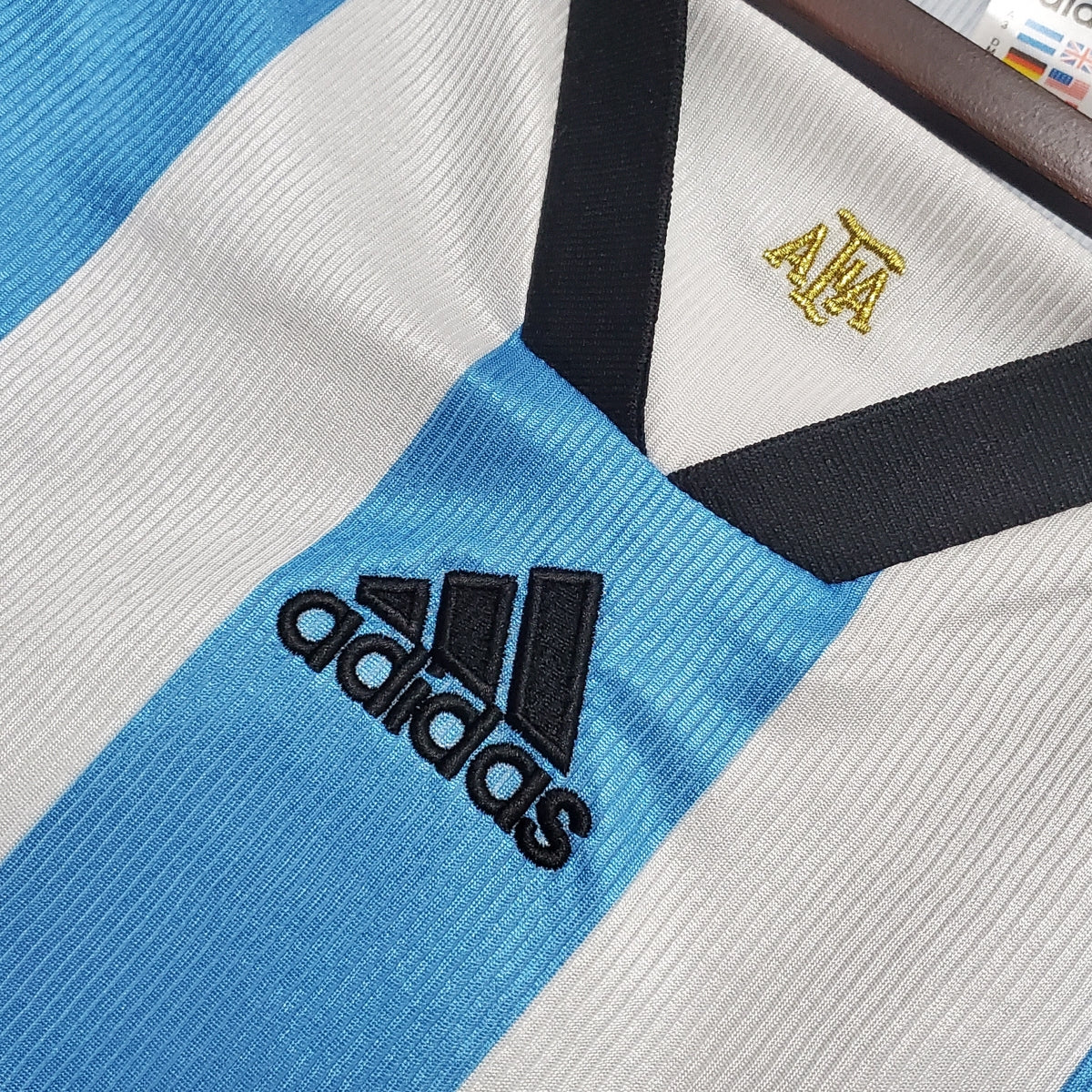 Argentina 1998–1999 Home Retro Football Jersey | Classic Argentina Kit