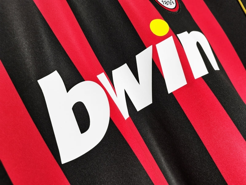 AC Milan 2006–07 Home Retro Football Jersey