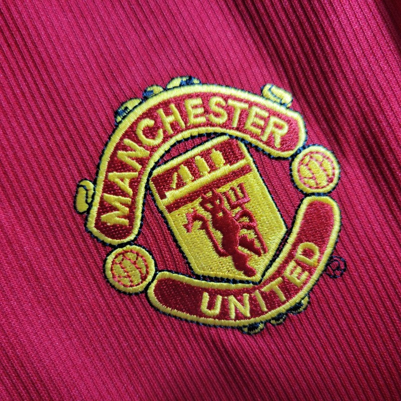 MANCHESTER UNITED 1998–99 HOME RETRO FOOTBALL JERSEY – LONG SLEEVE