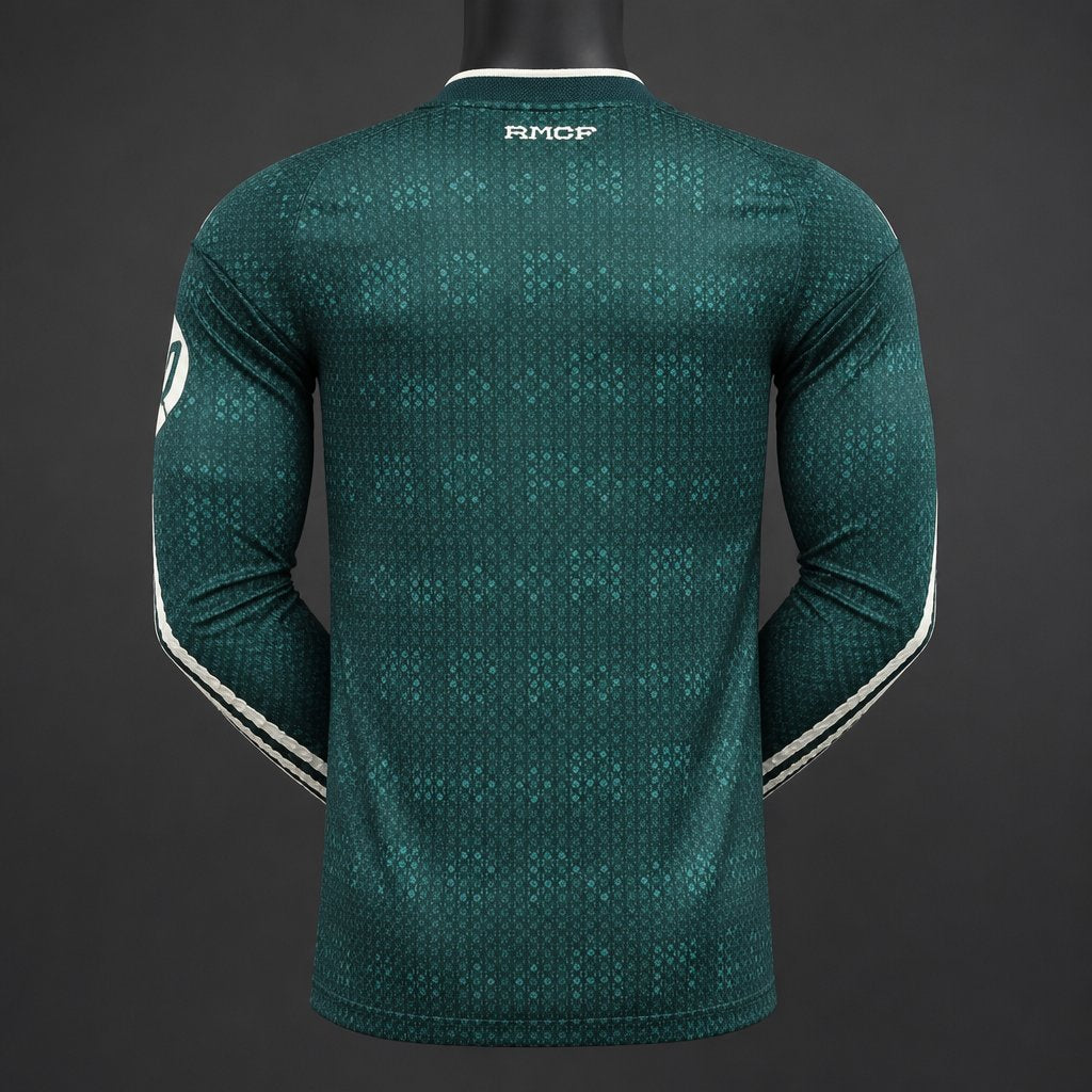 REAL MADRID AWAY 2026/27 FULL SLEEVE PLAYER VERSION JERSEY – WITH LOGO