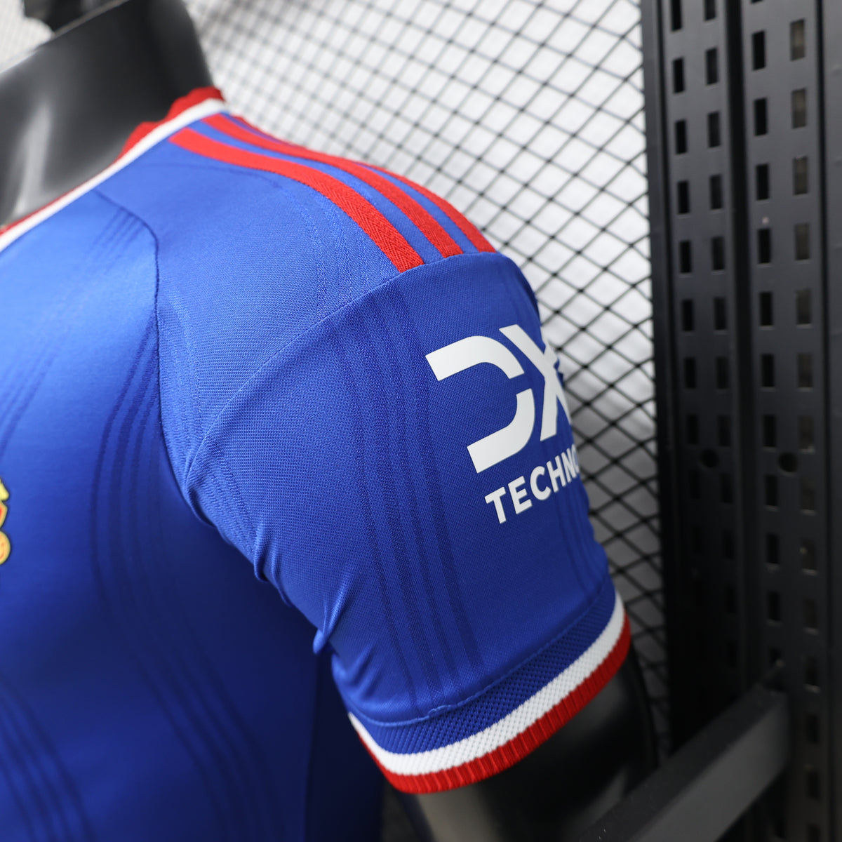 MANCHESTER UNITED 26/27 BLUE SPECIAL EDITION JERSEY WITH LOGO | PREMIUM FOOTBALL JERSEY