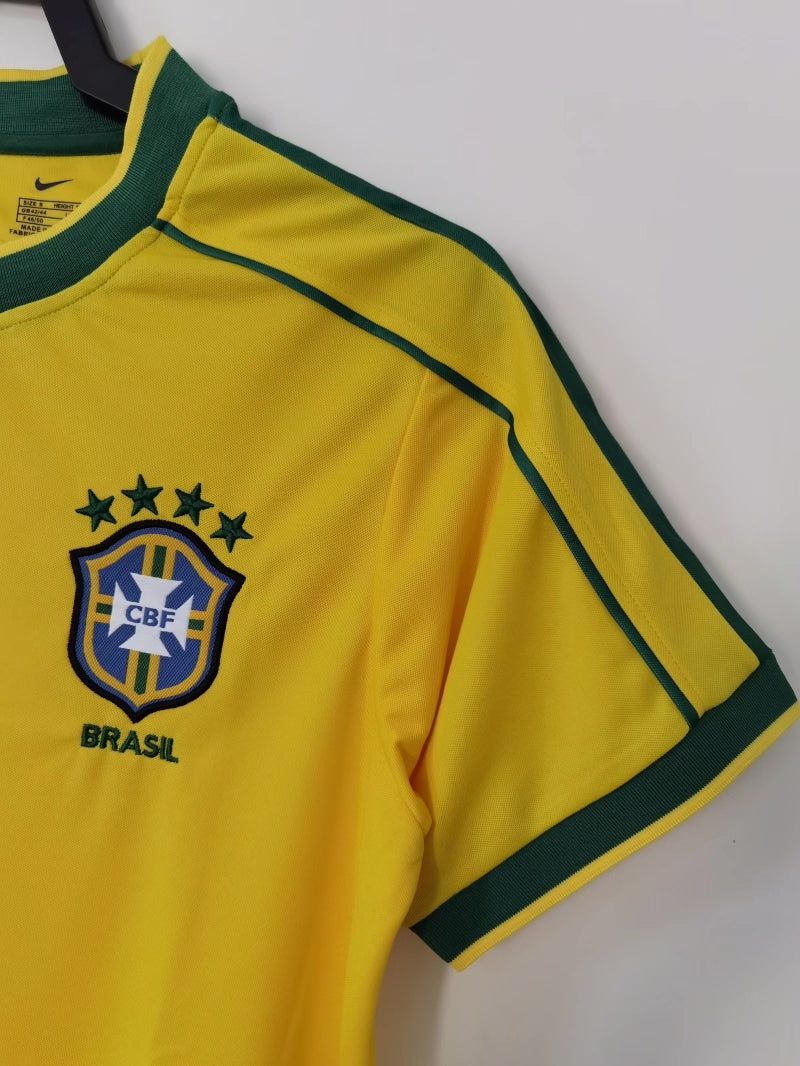 Brazil 1998 Home Retro Football Jersey | Vintage Brazil World Cup Kit